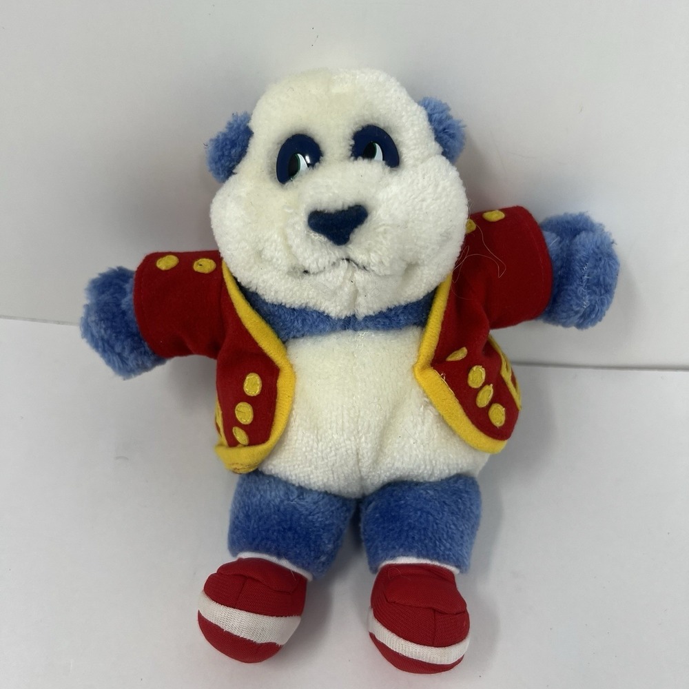 Gund‎ Big Billy Panda Bear Blue Plush Stuffed Animal Vtg toy 41507 80's